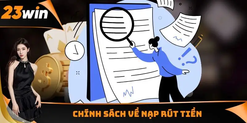 Điều Khoản Điều Kiện - Những Nội Quy Có Thể Bạn Chưa Biết 2 Chính sách về nạp rút tiền