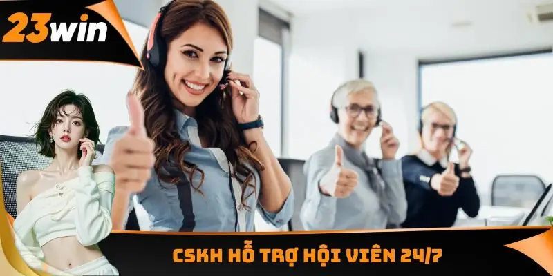 Về Chúng Tôi - Thương Hiệu Cá Cược Độc Đáo Năm 2025 2 CSKH hỗ trợ hội viên 24/7